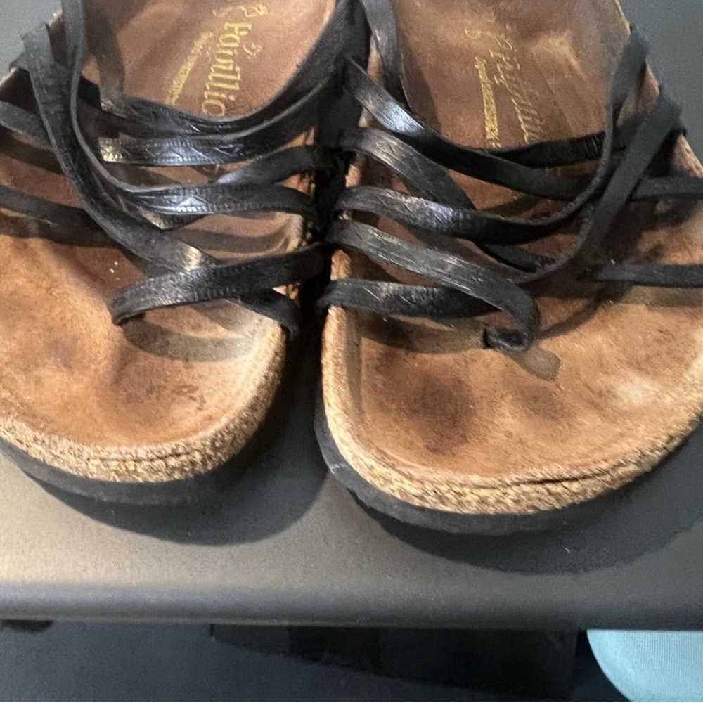 PAPILLIO BY BIRKENSTOCK Salamanca Indio Black Strappy Sandals size 42 W11 M9 - Picture 4 of 7